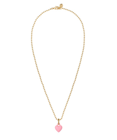 The Itsy Bitsy Puffy Heart Charm Necklace