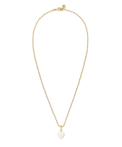 The Itsy Bitsy Puffy Heart Charm Necklace