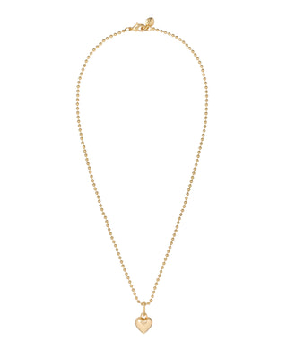 The Itsy Bitsy Puffy Heart Charm Necklace