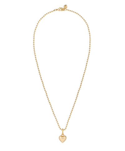 The Itsy Bitsy Puffy Heart Charm Necklace