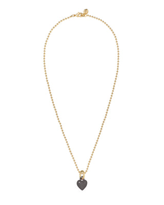 The Itsy Bitsy Puffy Heart Charm Necklace