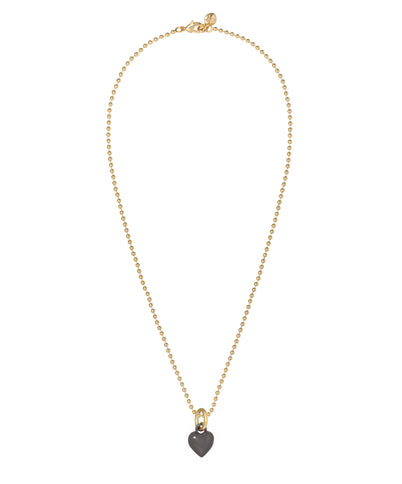 The Itsy Bitsy Puffy Heart Charm Necklace
