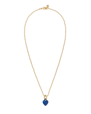 The Itsy Bitsy Puffy Heart Charm Necklace