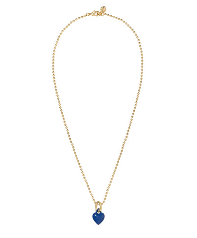 The Itsy Bitsy Puffy Heart Charm Necklace