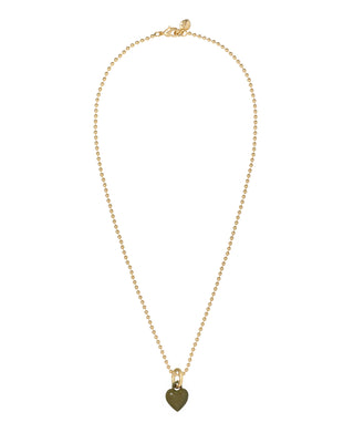 The Itsy Bitsy Puffy Heart Charm Necklace