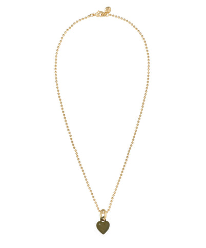 The Itsy Bitsy Puffy Heart Charm Necklace