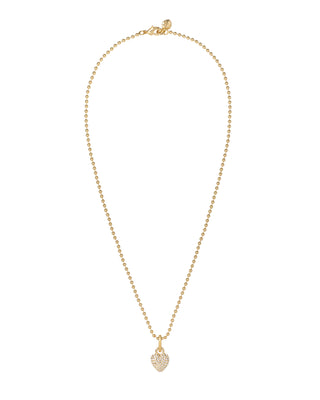 The Itsy Bitsy Puffy Heart Charm Necklace