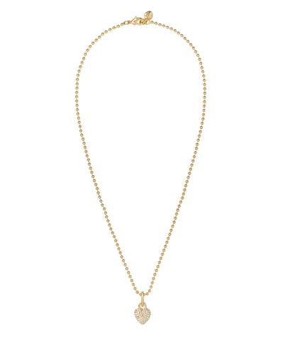 The Itsy Bitsy Puffy Heart Charm Necklace