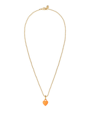 The Itsy Bitsy Puffy Heart Charm Necklace