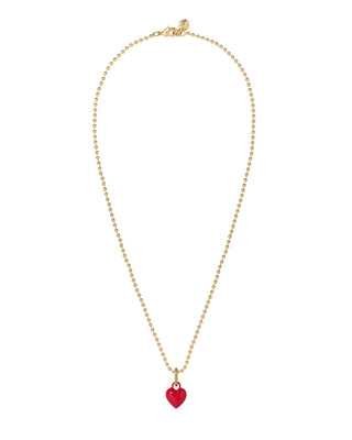 The Itsy Bitsy Puffy Heart Charm Necklace