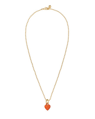 The Itsy Bitsy Puffy Heart Charm Necklace