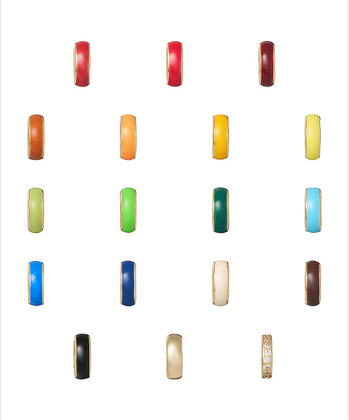 The Enamel Slider Charms