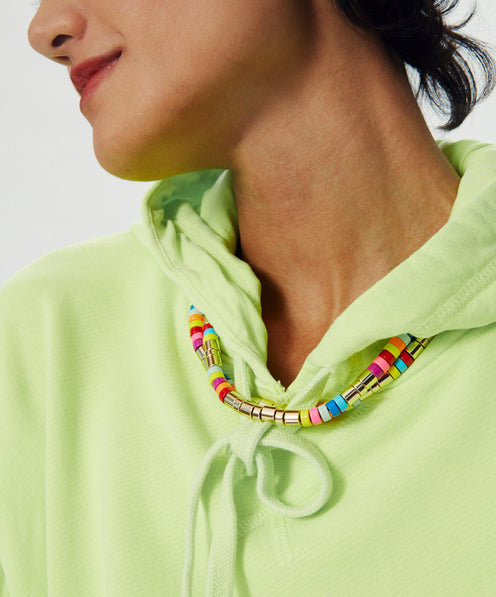 Roxanne Assoulin Chasing Rainbows Necklace on Model 