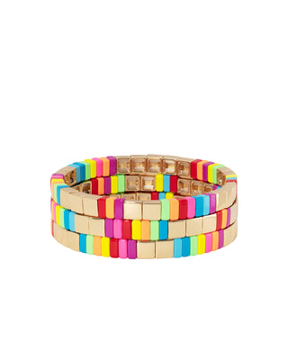 Roxanne Assoulin Chasing Rainbows Bracelet Set of Three Product Image