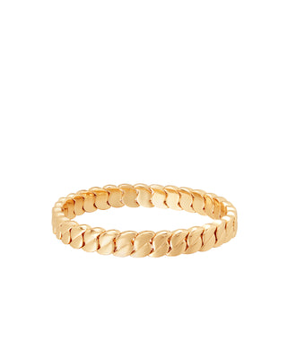 Curbed Bracelet in Gold
