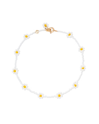 Roxanne Assoulin Daisy Anklet in White Product Image