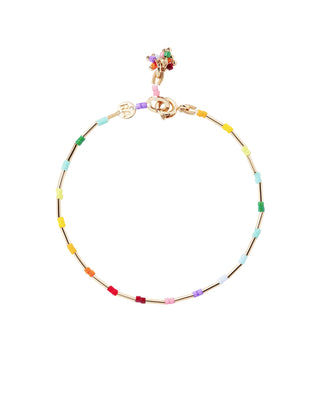 Roxanne Assoulin Flower Patch Bracelet in Barley There Single Product Image