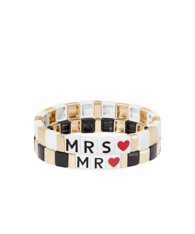 Gonna Get Married Bracelets MRS and MR Duo
