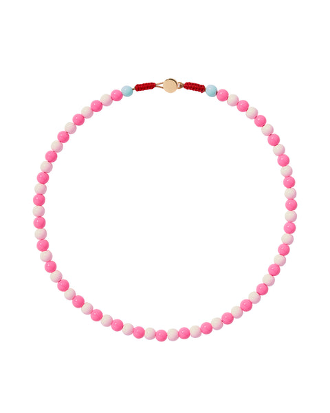 Roxanne Assoulin - Kid's Bubble Bead Necklace Bubble Gum - Necklaces