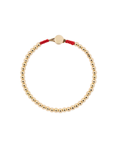 Gold Baby Bead Men's Bracelet