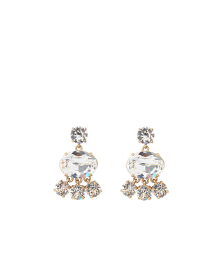 Mini Chandelier Crystal Earrings