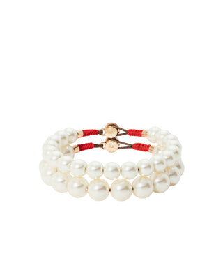 Pearly Whites Bracelet set of two