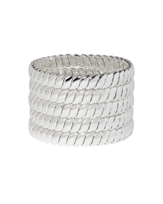 Smooth Moves Bracelet in Silver