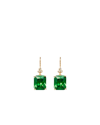 Roxanne Assoulin - The Drop Earrings Emerald