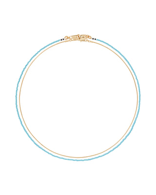The Line Necklace in Turquoise
