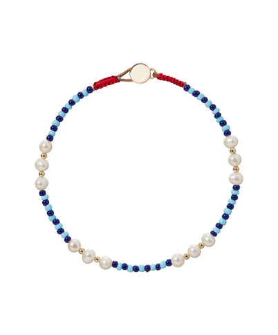 Beach and Beyond Pearl Anklet