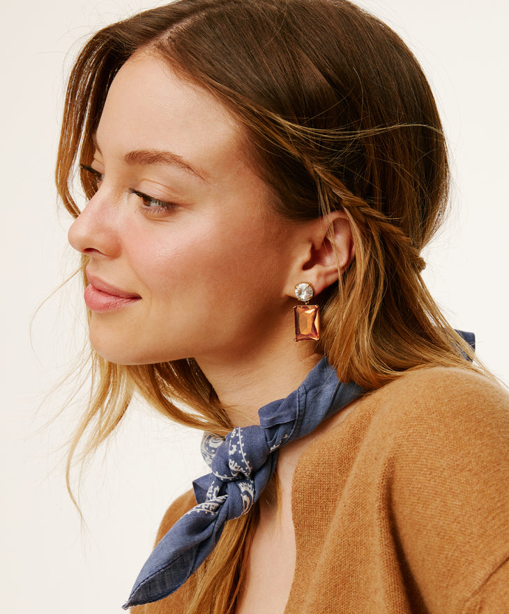 Roxanne Assoulin The Elegant Drop Earrings on Model 