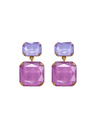 Roxanne Assoulin Maxi Gum Drop Earrings in lilac