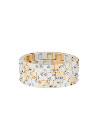 Roxanne Assoulin Twinkle Twinkle Cream set of 3 Bracelets 